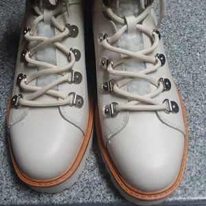 Womens, MARK FISHER White Boot LEATHER  6.5 NWOT!!